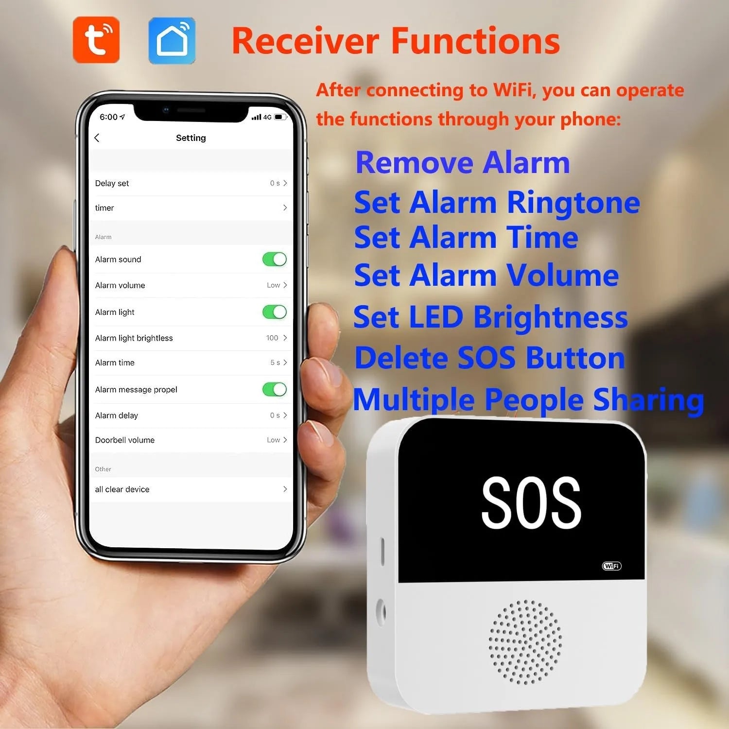 Emergency SOS Call Button  